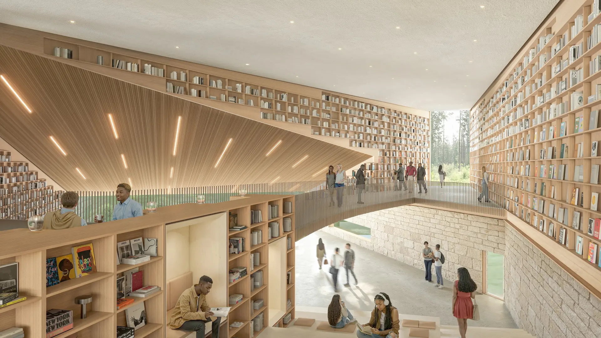 Rivulet library and innovation lab interior