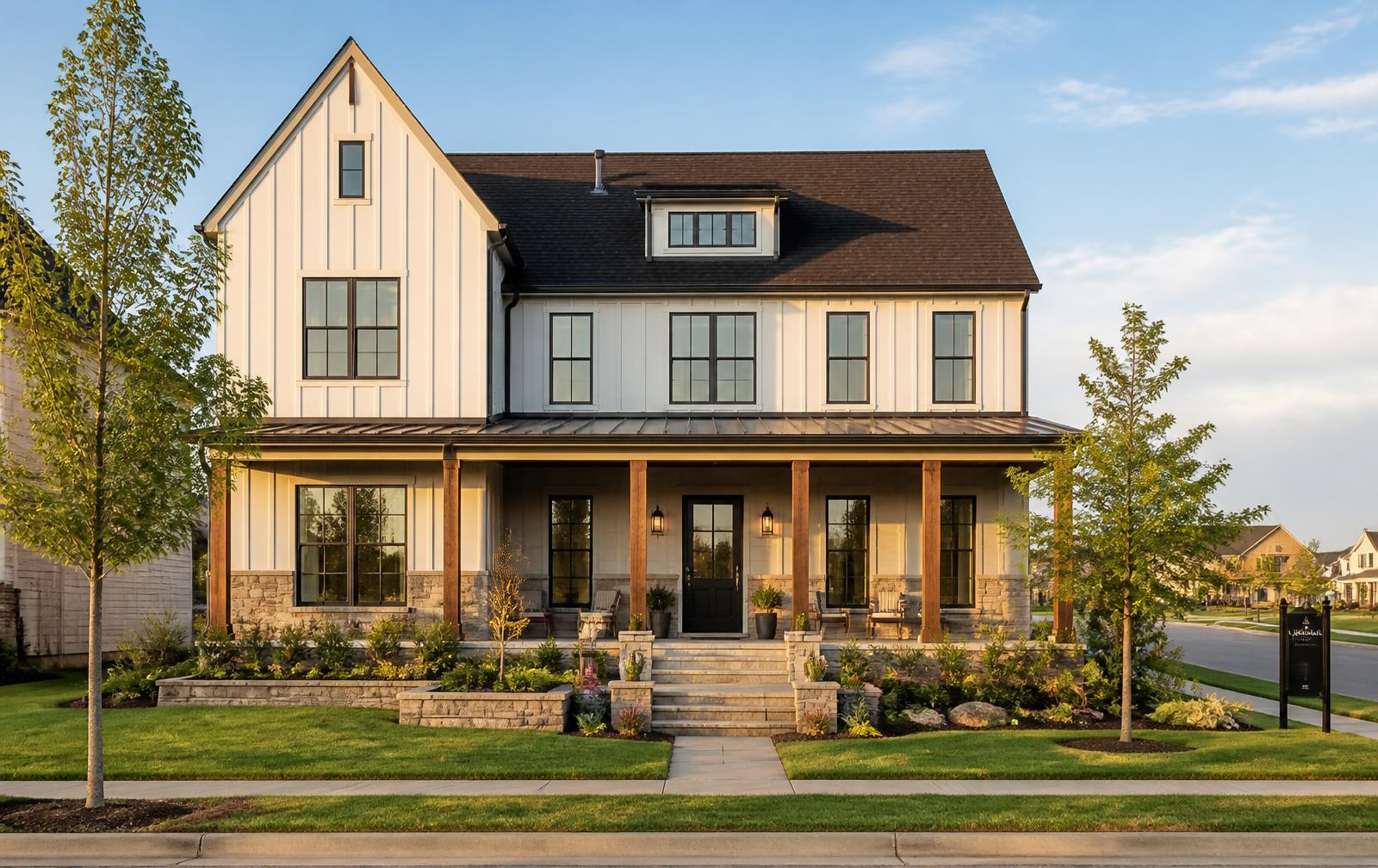 Texas Vernacular homes at Rivulet