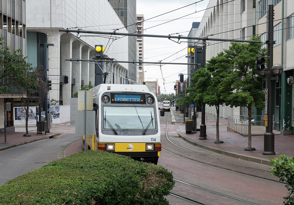 Real photograph of DART Blue Line